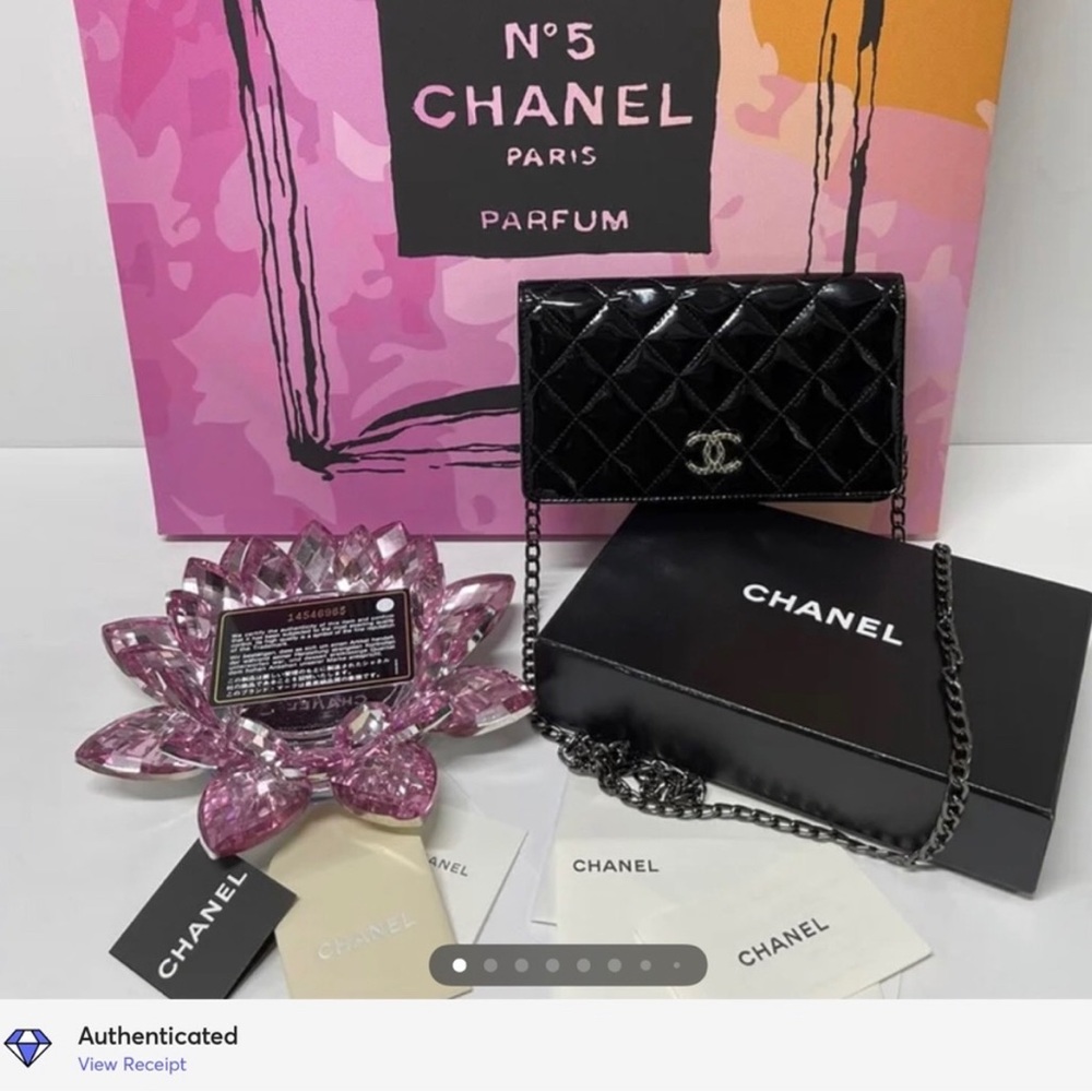 Chanel Patent Wallet